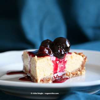 Vegan Blueberry Cheesecake