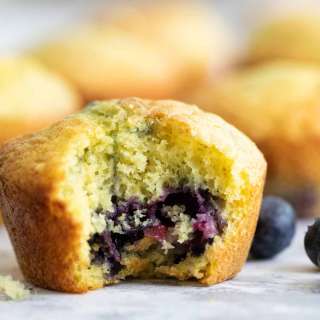 Easy Lemon Blueberry Muffins