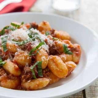 Gnocchi with Meat Sauce