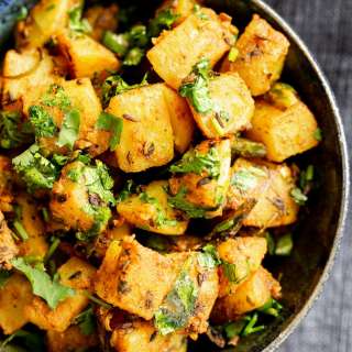 Jeera aloo (cumin potatoes)