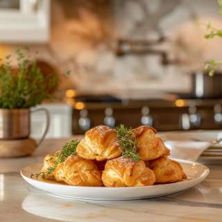 Cream Puff Cheese Biscuits also known as Gougere