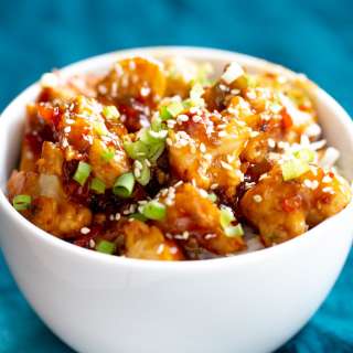 Baked Vegan General Tso Cauliflower