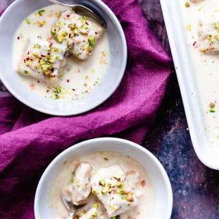 Vegan Rasmalai Cake