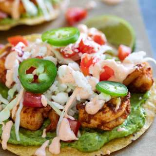 Shrimp Tostadas