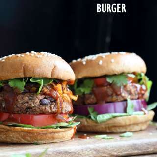 Grillable Veggie Burger _ Black Bean Sunflower Seed Burger