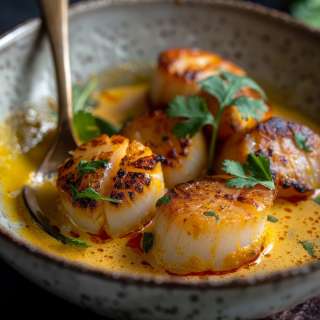 Curry Sauce for Sea Scallops