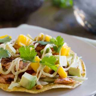 Blackened Salmon Tostadas