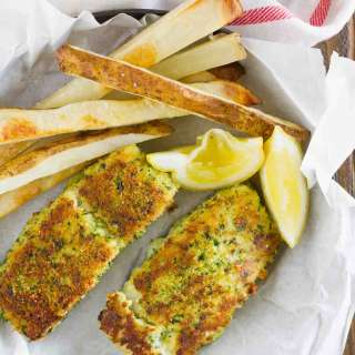 Lemon Herb Fish with Crispy Oven Fries