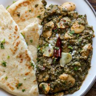 Saag Butter Beans