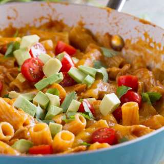 One Pan Enchilada Pasta