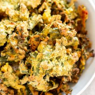 Kale Pakora (Crispy Chickpea Flour Fritters)