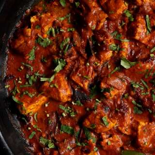 Kosha Mangsho(Bengali Curry with Onion Cardamom Chili sauce)