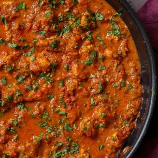 Chicken Angara (North Indian Smoky Creamy Sauce with Tofu)