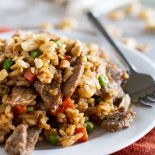 Beef Stir Fry with Rice