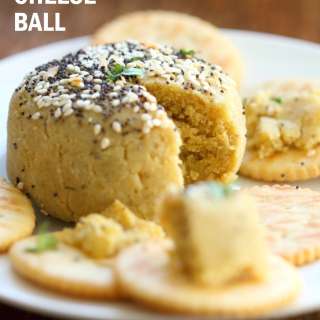 Vegan Cheese Ball Everything bagel - 10 Minute