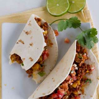Potato Tacos with Sausage