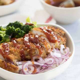 Sweet and Sour Pork Rice Bowl