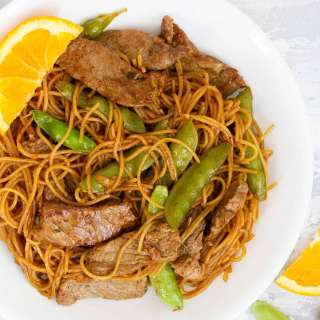 Orange Teriyaki Beef with Noodles