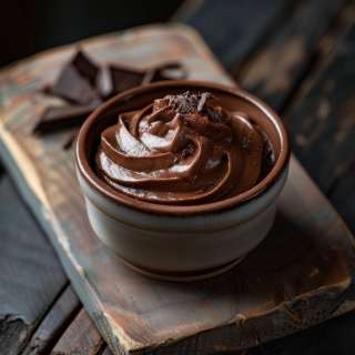 Chocolate Mousse with No Eggs or Cream