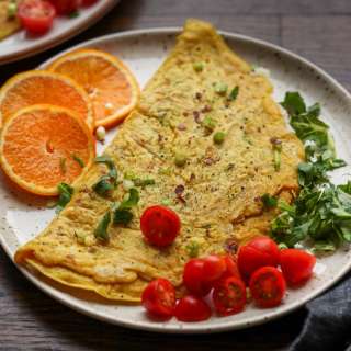 Chickpea Flour Vegan Omelet