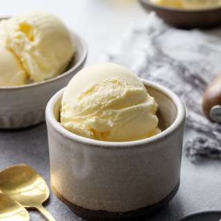 Olive Oil Ice Cream with Fleur de Sel