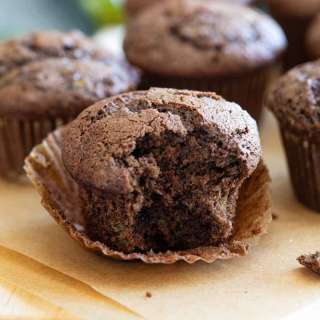 Chocolate Zucchini Muffins