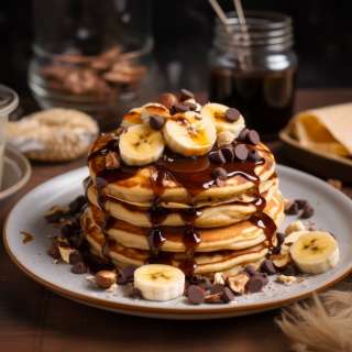 Chunky Monkey Pancakes Recipe