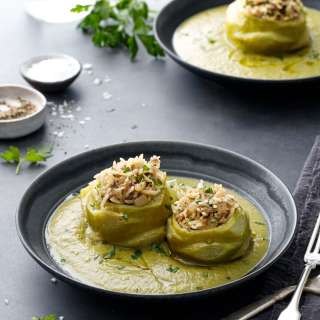 Hungarian Stuffed Kohlrabi