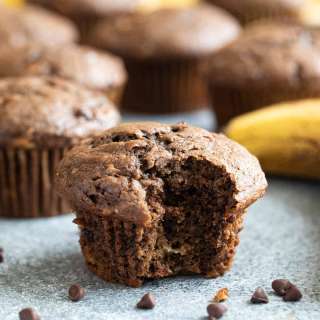 Chocolate Banana Muffins