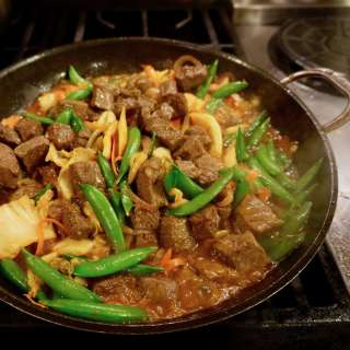 Korean Style Beef Stir Fry Recipe