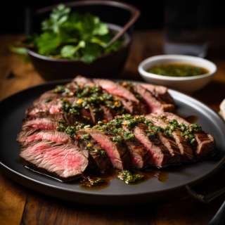 Flank Steak with Chimichurri Sauce Recipe