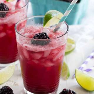 Blackberry Lime Soda