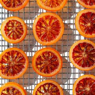 Candied Blood Orange Slices