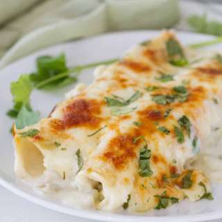 White Chicken Enchiladas