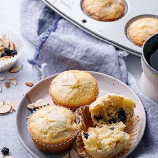 Almond Sourdough Muffins