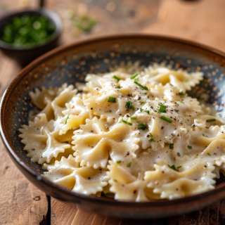 Farfalle With Goat Cheese Sauce Recipe