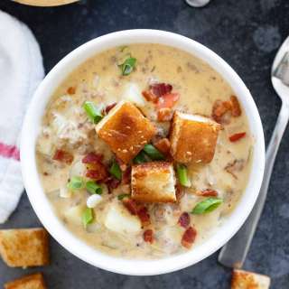 Bacon Cheeseburger Chowder