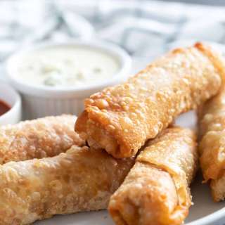 Buffalo Chicken Egg Rolls