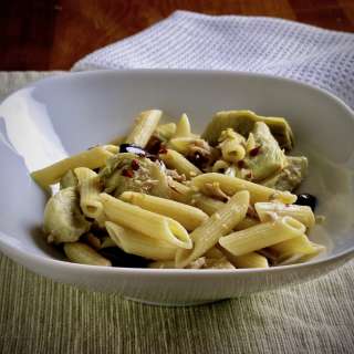 Pasta with Tuna, Artichoke Hearts and Kalamata Olives Recipe