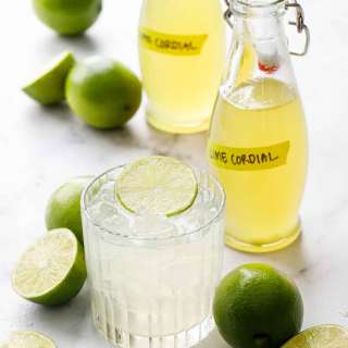 Homemade Lime Cordial