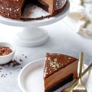 Nutella Brownie Mousse Cake
