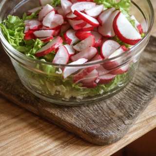Marinated Radishes and Greens Salad Recipe