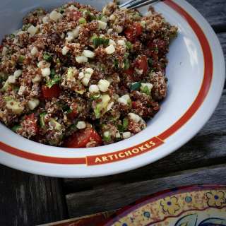 Avocado and Red Quinoa Salad Recipe