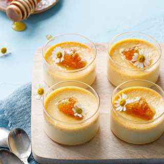 Honey Vanilla Pots de Crème