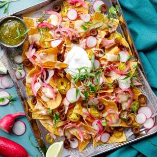 Loaded Smoked Chicken Nachos