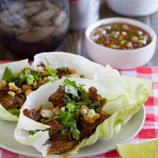 BBQ Pork Lettuce Wraps