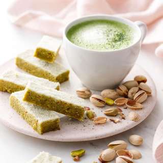 Matcha Pistachio Shortbread