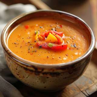 Roasted Red and Yellow Pepper Puree
