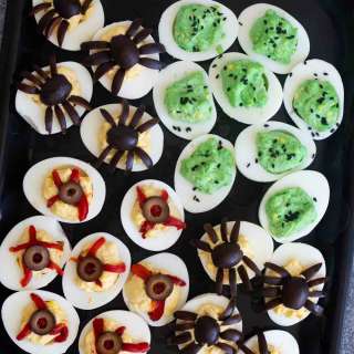 Halloween Deviled Eggs