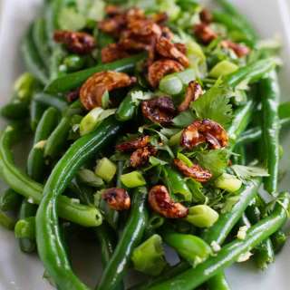 Fresh Green Bean Salad with Asian Dressing